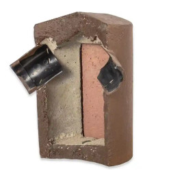 Nichoir Schwegler 2B pour grimpereaux avec façade amovible - 26 x 22 x 15 cm