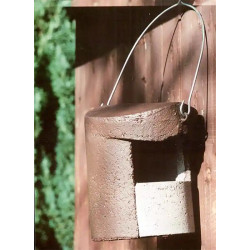 Nichoir semi-ouvert pour oiseaux - SCHWEGLER modèle 2H -marron