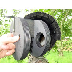 Nichoir Schwegler N°20B pour Chevêche d’Athéna avec protection contre les carnassiers et ventilation