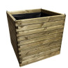 Jardinière carré PIN – 100 x 100 x 100 cm - 1000 litres