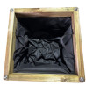 Jardinière carré avec 2 anses voile geotextile PIN – 60 x 60 x 50 cm - 180 litres