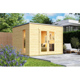 Abri de jardin palermo 1 - 8.67m² - naturel