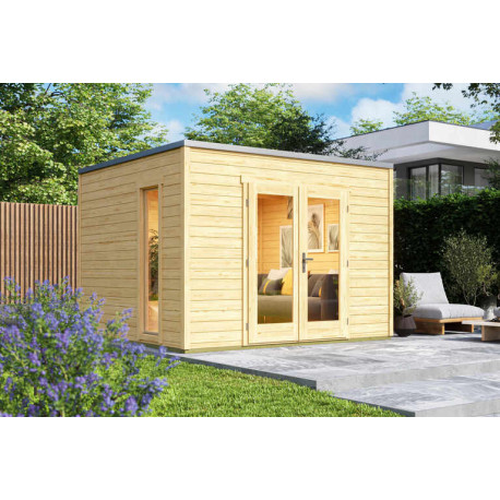 Abri de jardin palermo 1 - 8.67m² - naturel