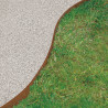 Bordure de jardin en acier Corten 118 x 0,065 x 20 cm
