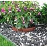 Bordure de jardin circulaire en acier Corten Diamètre 30 cm – Hauteur 13 cm