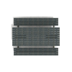 Table de pique-nique 6 personnes en IPRA et Aluminium Sable Clair – 180 x 152 x 82 cm