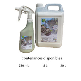 Fixateur Graviers et copeaux de bois Mineralspray Spray - pulvérisateur 750 mL pour 2 m²
