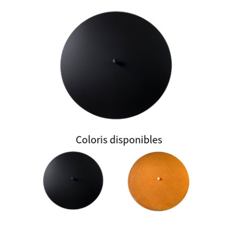 Couvercle de brasero en acier inoxydable pour Braseros Brazen- Ø100 cm - Noir