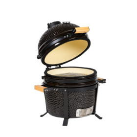 Barbecue Kamado Grill15’’ Brazen en céramique et fonte avec thermomètre – Ø39 cm – H.79 cm