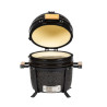 Barbecue Kamado Grill15’’ Brazen en céramique et fonte avec thermomètre – Ø39 cm – H.79 cm