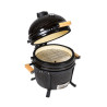 Barbecue Kamado Grill15’’ Brazen en céramique et fonte avec thermomètre – Ø39 cm – H.79 cm