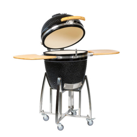 Barbecue Kamado Grill 21’’ Brazen sur chariot avec plans de travail – Ø54 cm – H.122 cm