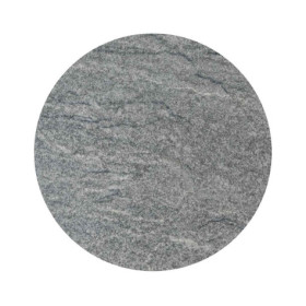 Pas Japonais rond en grès cérame effet granit - Ø37,5 x 2 cm