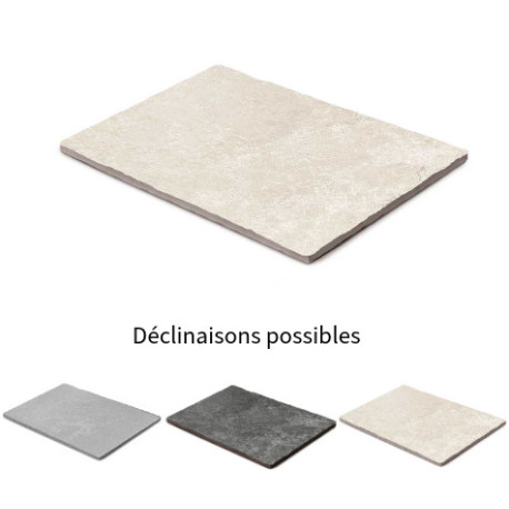 Pas Japonais en grès cérame Beige - 61 x 40 x 2 cm