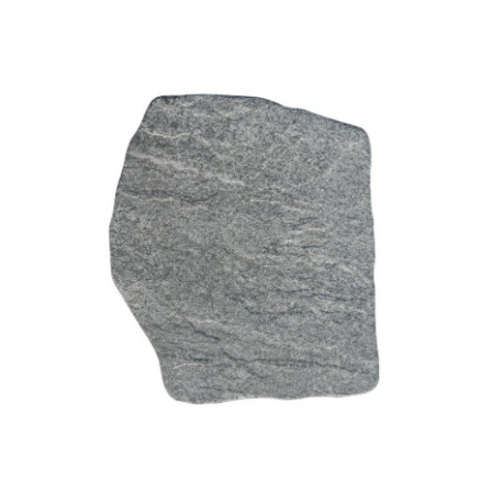 Pas Japonais irrégulier en grès cérame effet pierre Gris cendré - 42-36 x 2 cm