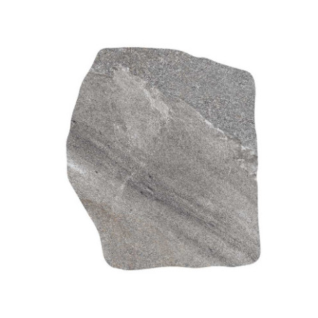 Pas Japonais irrégulier en grès cérame effet Grey - 42-36 x 2 cm