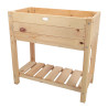Carré potager sur pieds en bois de pin 65 Litres Taille S – 78,2 x 40 x 78,6 cm