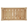 Carré potager sur pieds en bois de pin 65 Litres Taille S – 78,2 x 40 x 78,6 cm