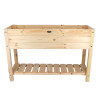 Carré potager sur pieds en bois de pin 100 L Taille L – 118,2 x 40,3 x 78 cm