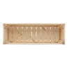 Carré potager sur pieds en bois de pin 100 L Taille L – 118,2 x 40,3 x 78 cm