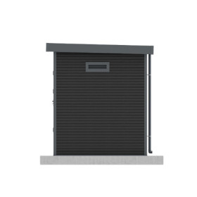 Abri de jardin en bois composite 28 mm Onyx 32 – 6 m² - 333 x 225 x 237 cm