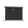 Abri de jardin en bois composite 28 mm Onyx 33 – 9 m² - 333 x 326 x 237 cm