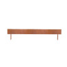 Bordure de jardin basse en acier Corten à planter – L. 105 x H.12/22 cm - Ep 0.5cm