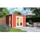 Abri de jardin en bois LASITA PALERMO 1 - 8.67m² (28mm) - ROUGE
