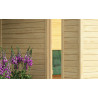 Abri de jardin en bois LASITA PALERMO 2 - 4.5x3m (28mm) - finition NATURELLE