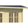 Abri de jardin en bois LASITA ALEX – 7,02 m² – 44 mm – Finition Naturelle