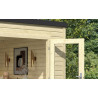 Abri de jardin en bois LASITA PALERMO 4 - 11.6m² (28mm) - finition NATURELLE