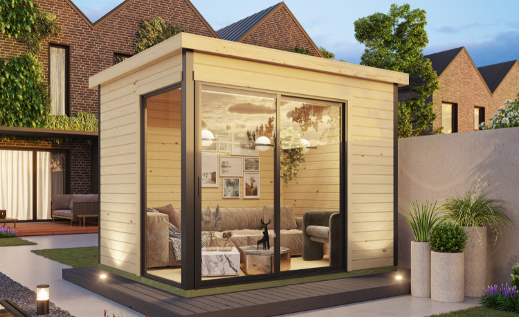 Abri de jardin en bois LASITA AUSTIN 1 – 6,73 m² – 44 mm – Finition Naturelle