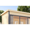 Abri de jardin en bois LASITA AUSTIN 3 – 8,12 m² – 44 mm – Finition Naturelle