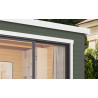 Abri de jardin en bois LASITA AUSTIN 3 – 8,12 m² – 44 mm – Gris Vert