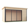 Abri de jardin en bois LASITA AUSTIN 4 – 9,51 m² – 44 mm – Finition Naturelle