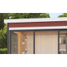 Abri de jardin en bois LASITA AUSTIN 5 – 8,12 m² – 44 mm – Rouge Suédois