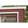 Abri de jardin en bois LASITA AUSTIN 5 – 8,12 m² – 44 mm – Rouge Suédois