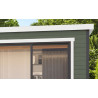 Abri de jardin en bois LASITA AUSTIN 5 – 8,12 m² – 44 mm – Gris Vert