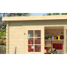 Abri de jardin en bois LASITA SAN JOSE 230- 6,05 m² (28mm)  finition NATURELLE
