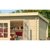 Abri de jardin en bois LASITA SAN JOSE 230- 6,05 m² (28mm)  finition NATURELLE