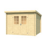 Abri de jardin en bois LASITA SAN JOSE 230- 6,05 m² (28mm)  finition NATURELLE