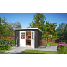 Abri de jardin en bois LASITA SAN JOSE 230- 6,05 m² (28mm) - GRIS ANTHRACITE