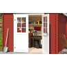 Abri de jardin en bois LASITA SAN JOSE 230- 6,05 m² (28mm) - ROUGE SUEDOIS