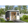 Abri de jardin en bois LASITA SAN JOSE 275- 7,26 m² (28mm) - GRIS ANTHRACITE