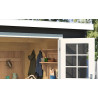 Abri de jardin en bois LASITA SAN JOSE 275- 7,26 m² (28mm) - GRIS ANTHRACITE