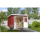 Abri de jardin en bois LASITA SAN JOSE 275- 7,26 m² (28mm) - ROUGE SUEDOIS