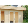 Abri de jardin en bois LASITA ANDERS – 22,75 m² – 44 mm – Finition Naturelle