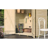 Abri de jardin en bois LASITA KENT 2.1 - 1.97m² (13mm)  finition NATURELLE