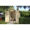 Abri de jardin en bois LASITA KENT 3.1 - 2.89m² (13mm)  finition NATURELLE