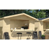 Kiosque de vente - Chalet de Noel en bois LASITA KENT 5 - 5,83m²  (13mm)